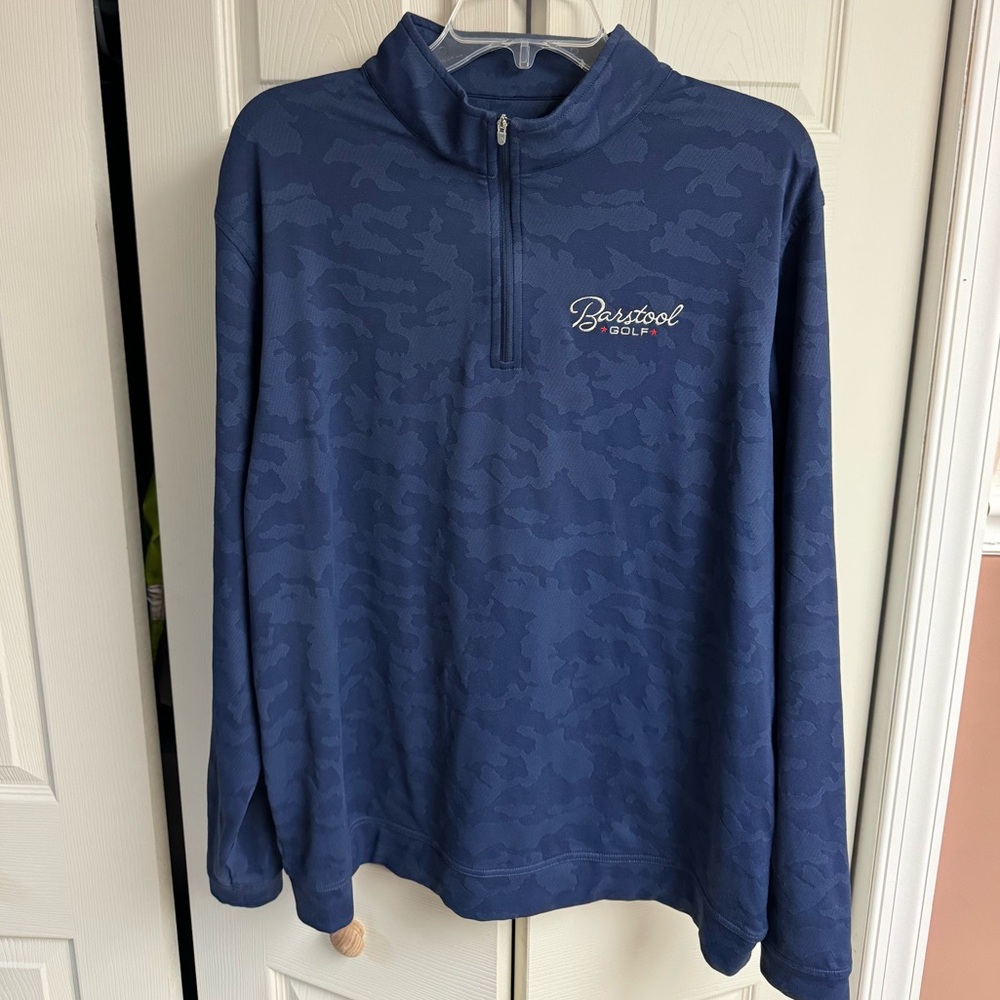 Peter Millar Barstool Golf quarter zip pullover